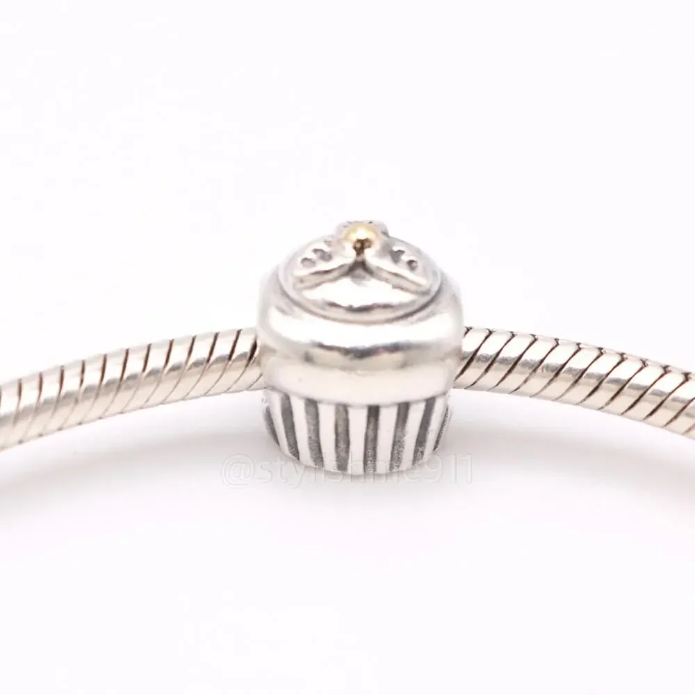 Authentic PANDORA Retired Cupcake Charm - 790417